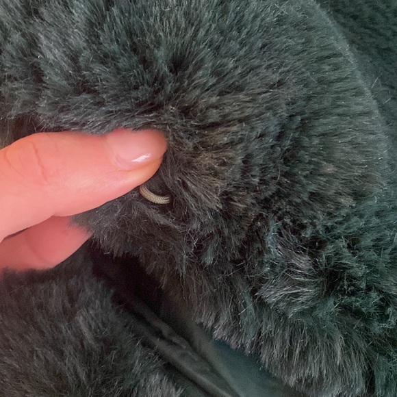 APPARIS - julie coat - faux fur - emerald green - Picture 11 of 12